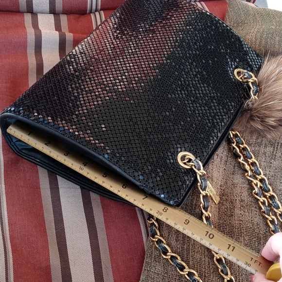 🖤 Whiting & Davis Shoulder Bag & PomPom - Picture 7 of 16